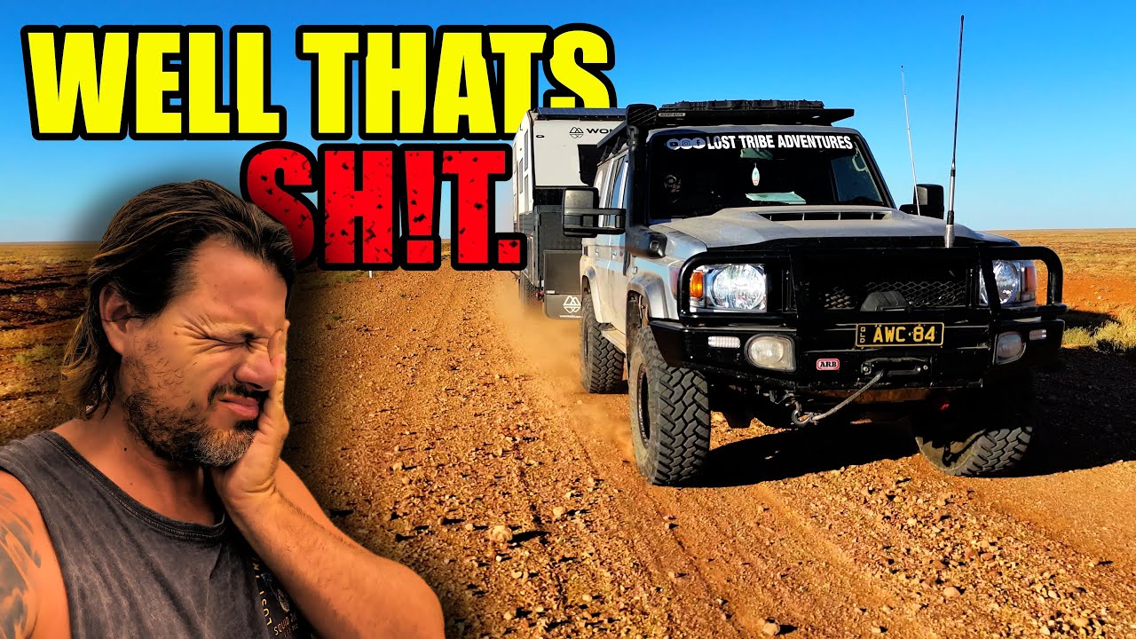 OUTBACK OODNADATTA TRACK ISSUES | LANDCRUISER 70 SERIES | BEST FAMILY CARAVAN AUSTRALIA