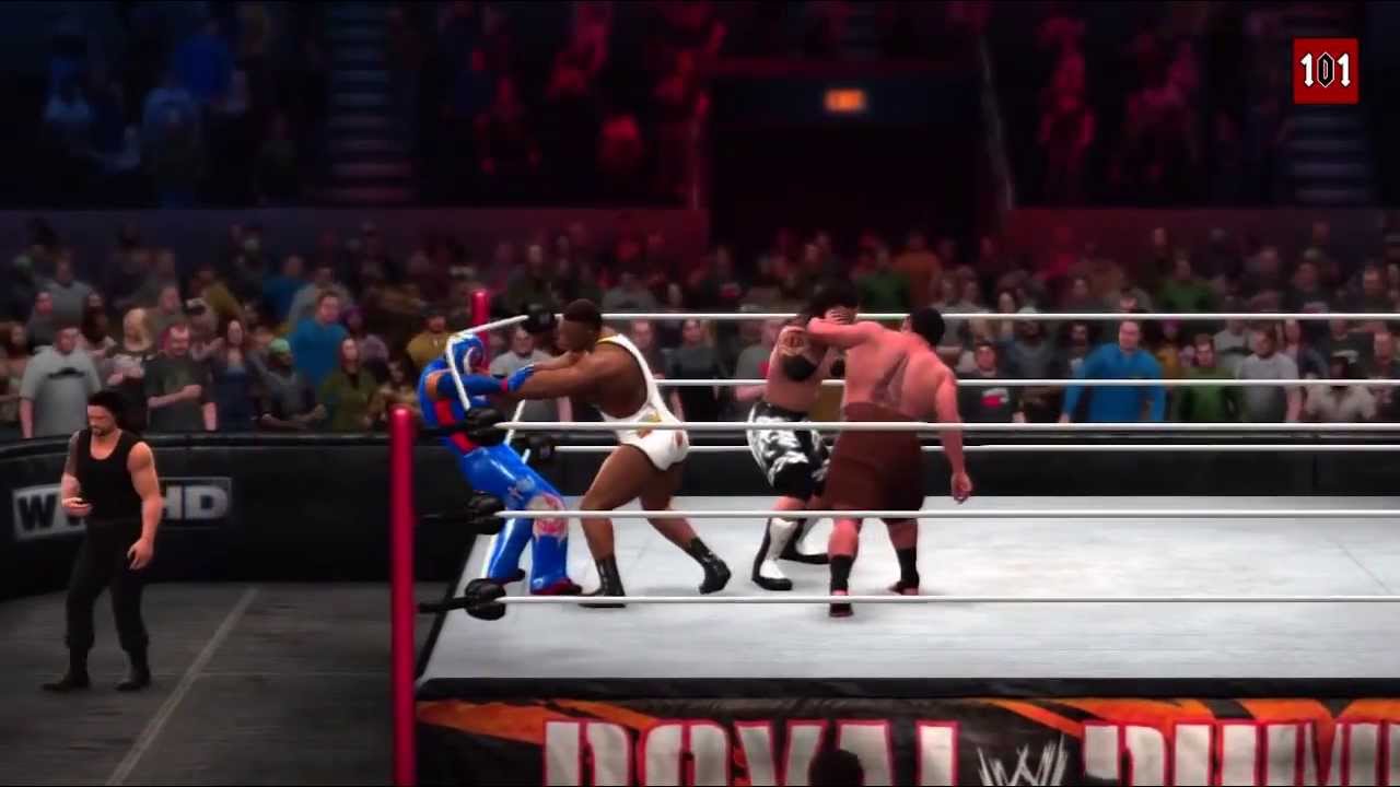 WWE 2K14 MACHINIMA - WWE Royal Rumble Match 2014 - Wrestlemania Title Shot!