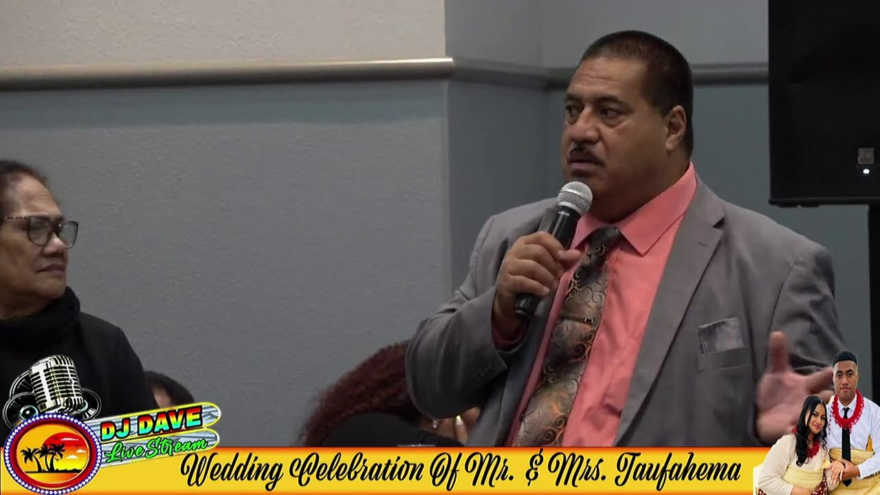 The wedding celebration Of Mr. & Mrs. Taufahema