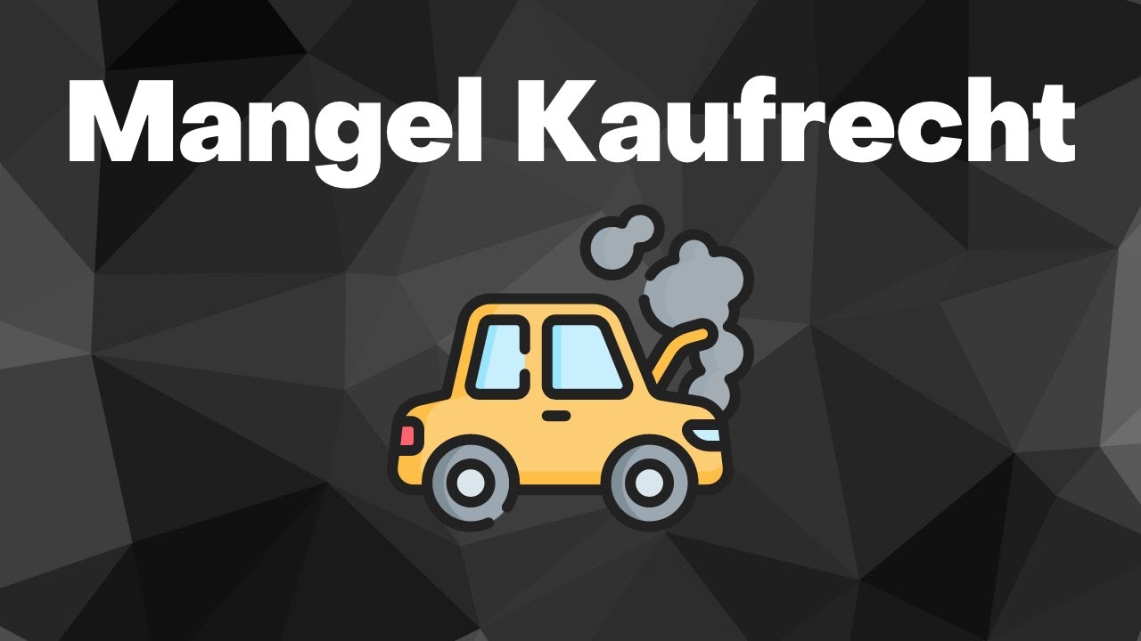 Sachmangel (&sect; 434 BGB) einfach erkl&auml;rt (NEUES KAUFRECHT)