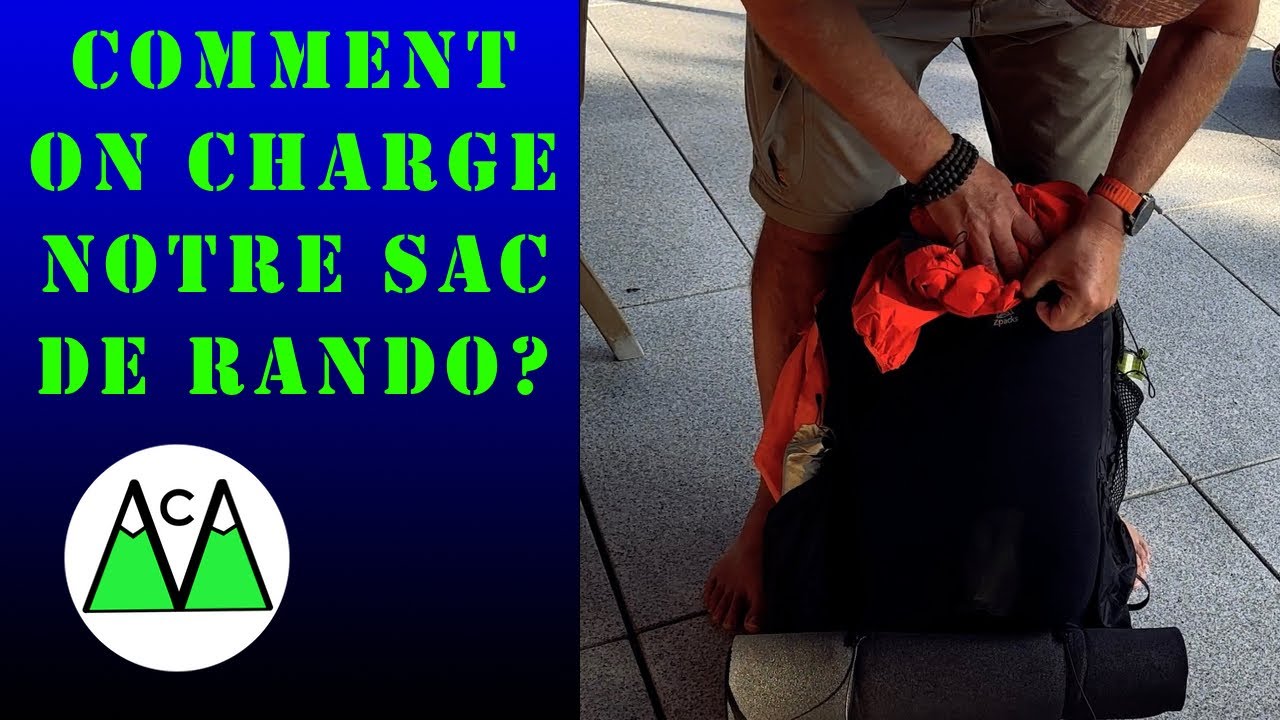 Comment nous chargeons notre sac de rando pour un bivouac