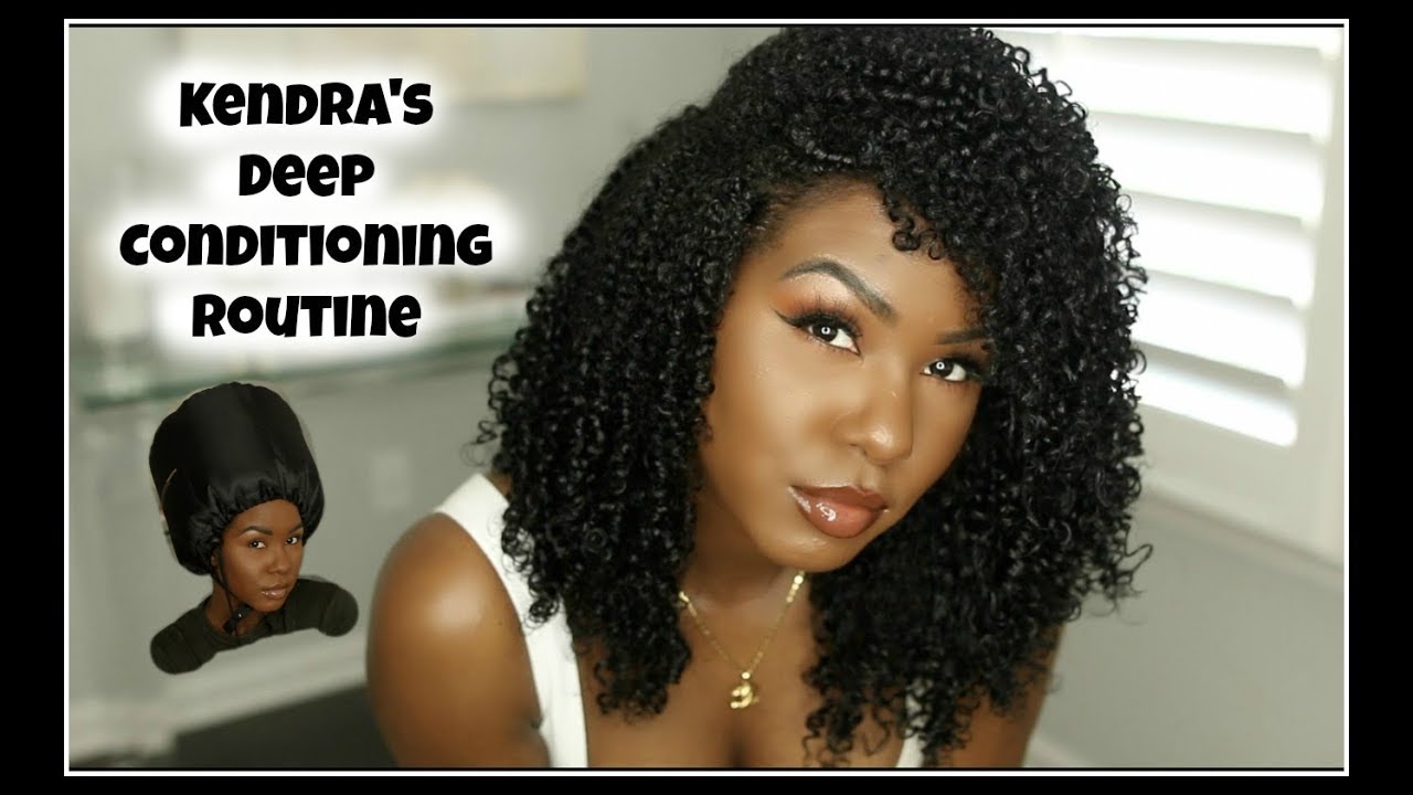 Kendra's EXTRA DEEP CONDITIONING ROUTINE (HEALTHY CURLS)