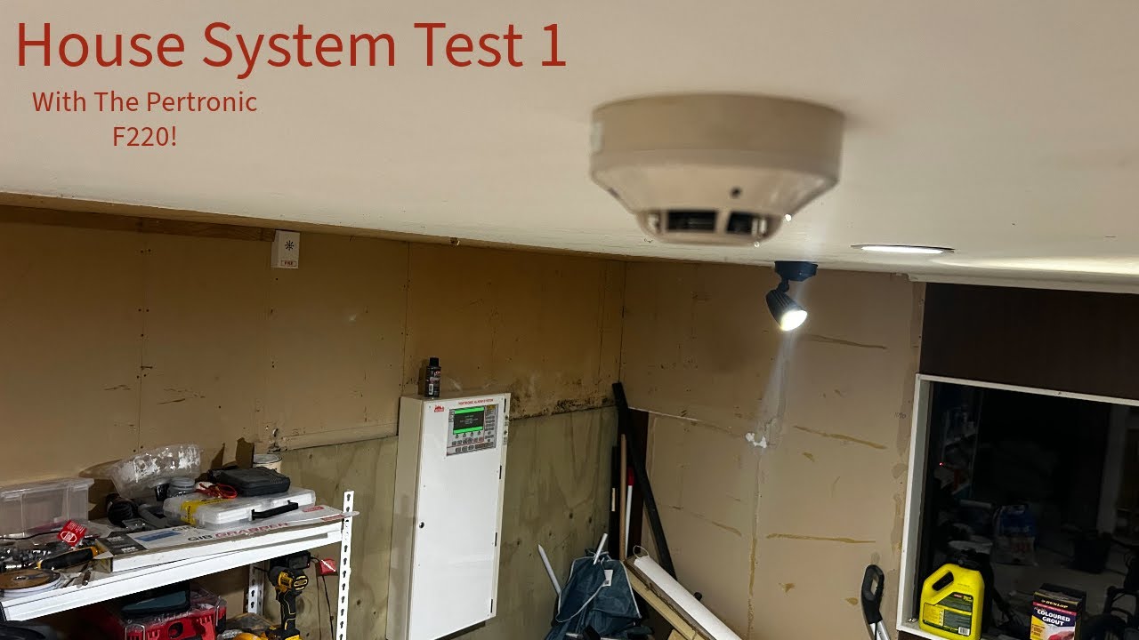 House Fire Alarm System First Test | House System Test 1