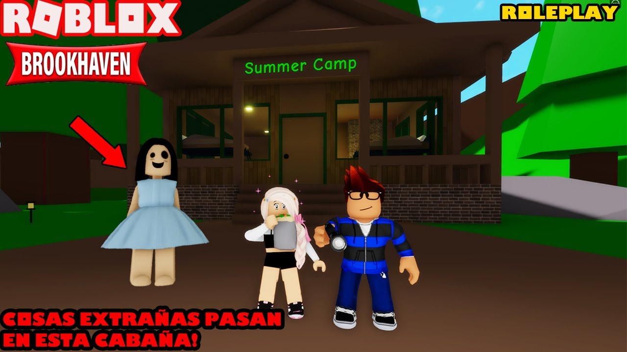 Samantita Y Guttito Pasan La Noche En La Cabaña De Brookhaven! Cosas Extrañas Nos Pasan! 😵😮