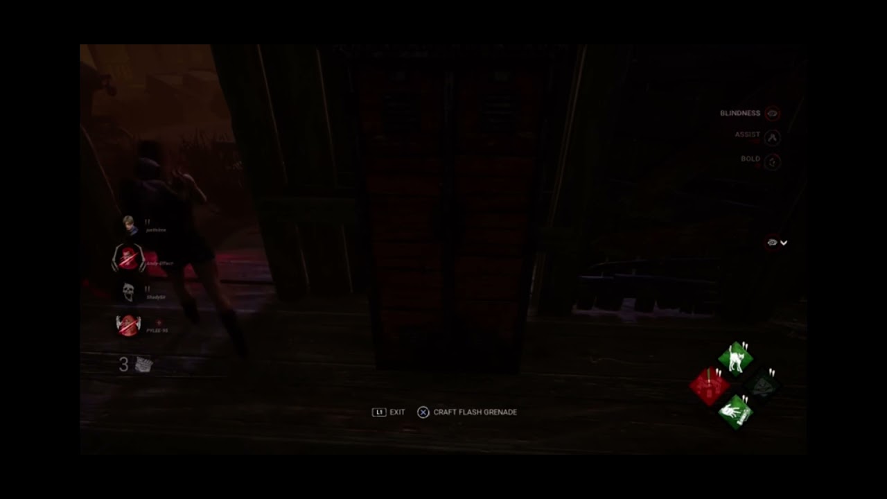 Flash bang save dead by Daylight