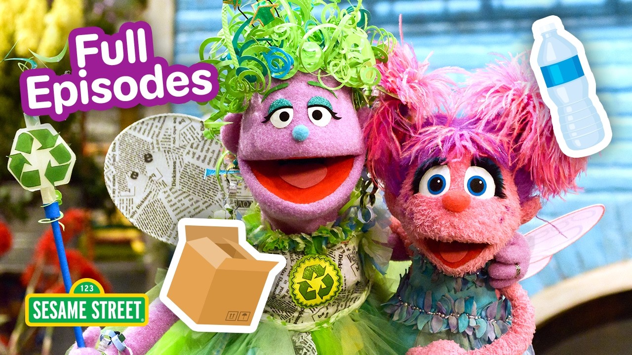 Let's Recycle with Elmo & Abby! ♻️ | 2 HOURS of Sesame Street Full Episodes