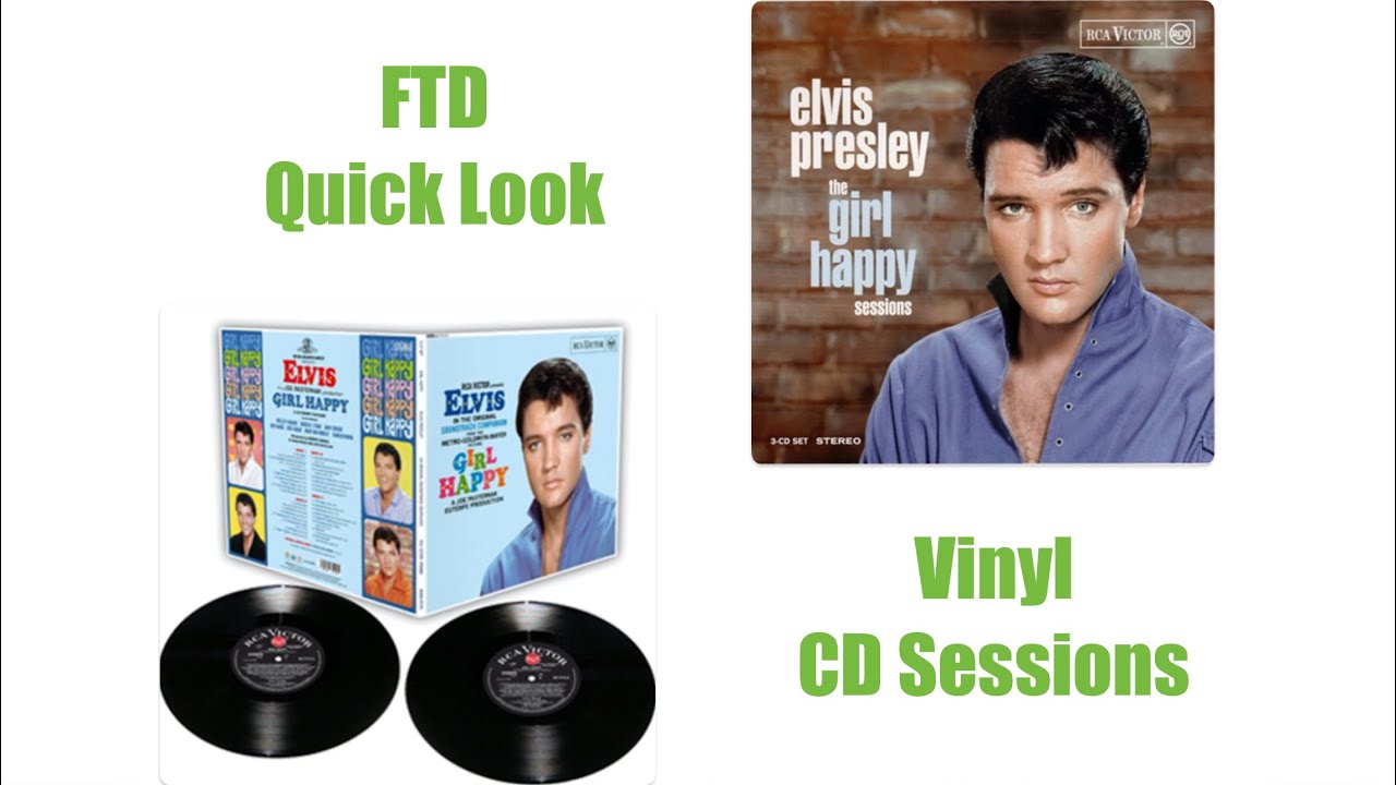 Elvis Presley - Girl Happy FTD Vinyl Record CD Sessions Unboxing Review #elvispresley #vinyl #cd