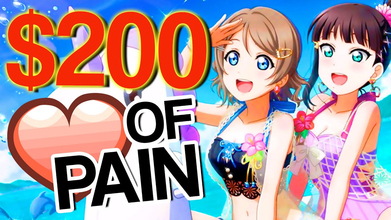 Almost $200 worth of PAIN | Love Live SIF/School Idol Festival