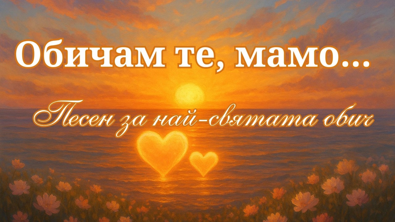 Обичам те, мамо... | Една песен за най-святата обич | Нова поп балада | (by Em_Di, 2025)