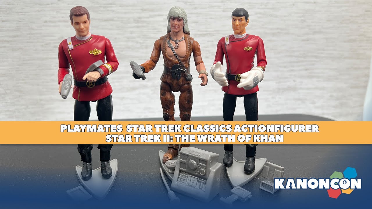 ANMELDELSE: Playmates Star Trek Classics - Star Trek II: The Wrath of Khan Actionfigurer
