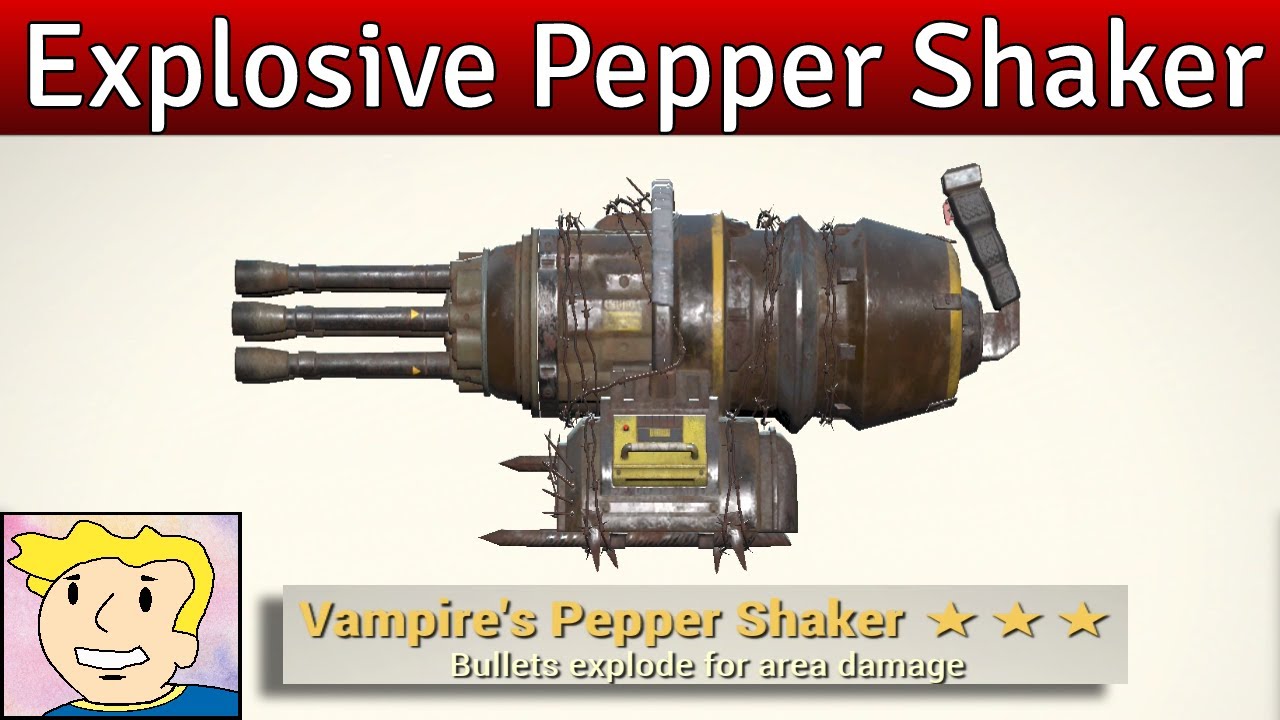 FO76 - Explosive Pepper Shaker Vampire