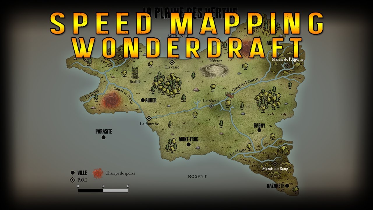 Speed mapping sur wonderdraft
