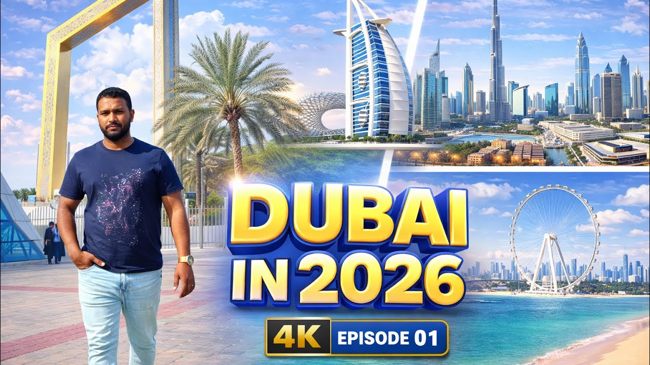 DUBAI MOST BEAUTIFUL PLACES SEE IN 2026 .4K resolution 