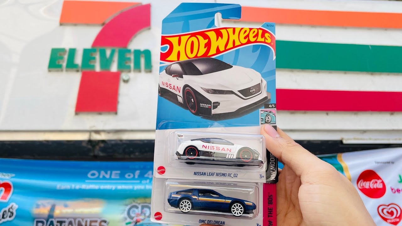 HOTWHEELS HUNTING AT 7/11 MANILA (MAY NISSAN LEAF NISMO!!)