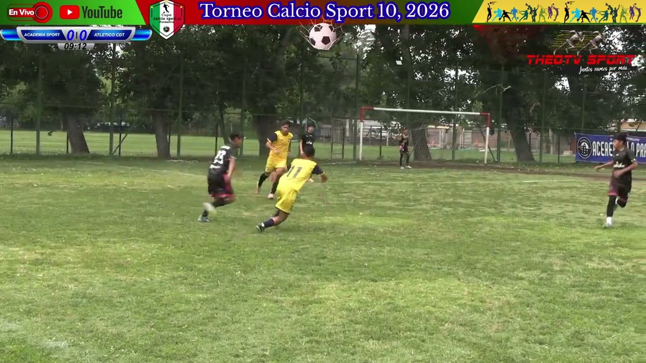 FINAL CALCIO SPORT 2026, entre ACADEMIA SPORT vs ATLETICO CDT, SUB-17
