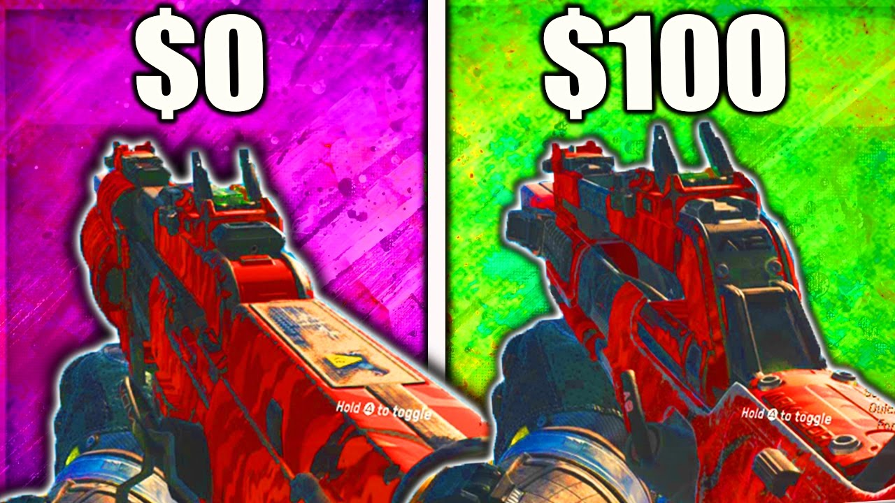 $0 RPR EVO Vs $100 RIPPER - NEW EPIC WEAPONS INFINITE WARFARE BEST CLASS SETUP RPR EVO!!