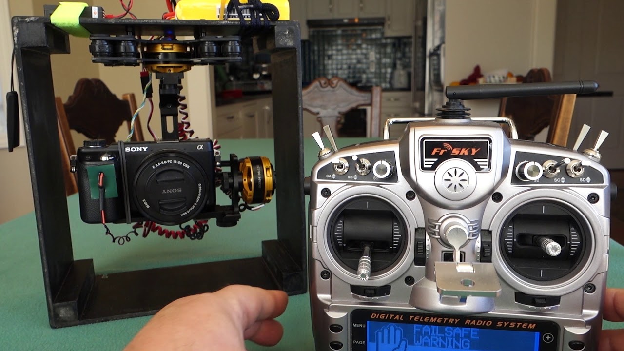 Repaired & Rebuilt DYS BLG3SN Gimbal with STorM32-BGC and BT module