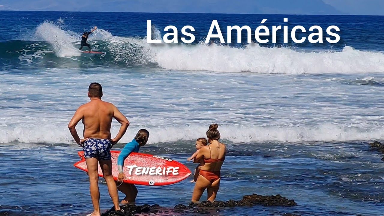 🌍 Tenerife. Promenade de Las Am&eacute;ricas. Part #1. Arona. Spain. 4K