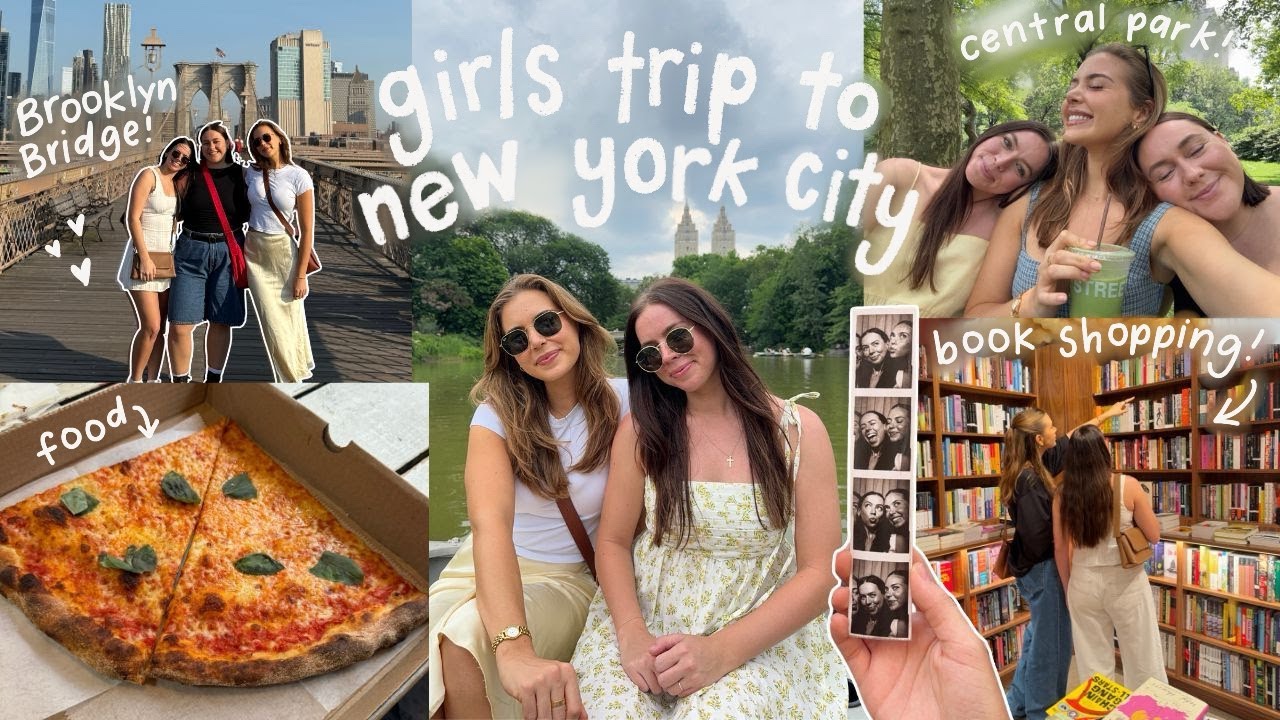 GIRLS TRIP TO NEW YORK CITY! 🚕 book shopping, central park, brooklyn, food & more 🛍🗽🍎