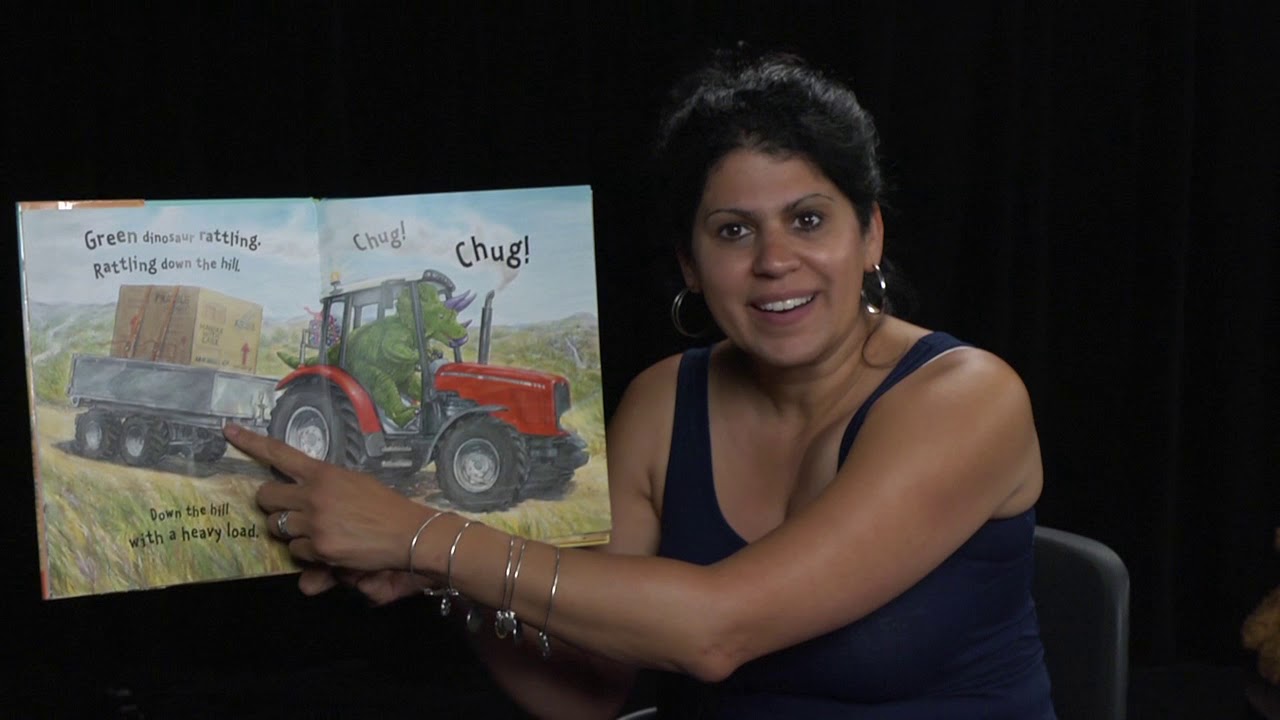 5 Minute Bed Time Story with Ms  Elaine  Dinosaur Zoom!