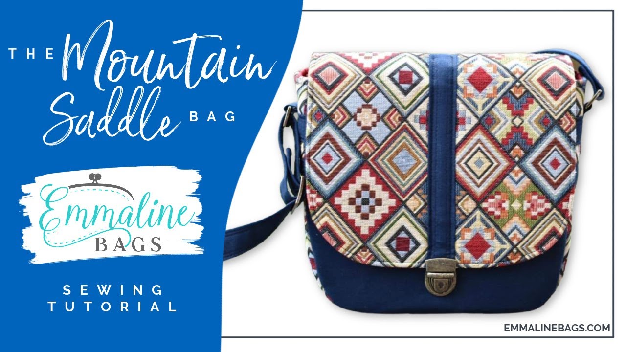 Mountain Saddle Bag Sewing Tutorial • Janelle MacKay of Emmaline Bags