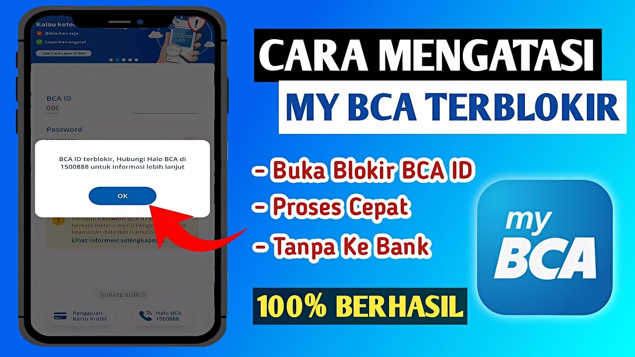 Cara Mengatasi BCA ID Terblokir | BCA ID Terblokir