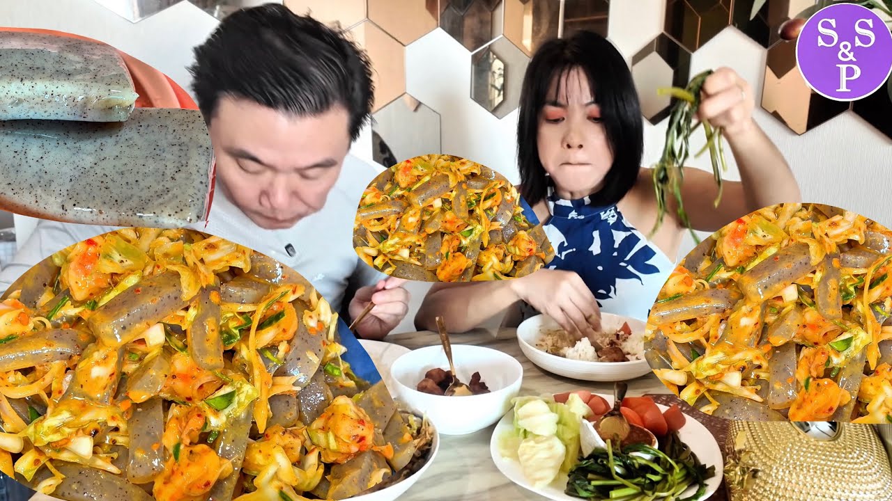 ချို ချဉ် စပ် ဝဥသုပ် Spicy Konjac Salad Delight