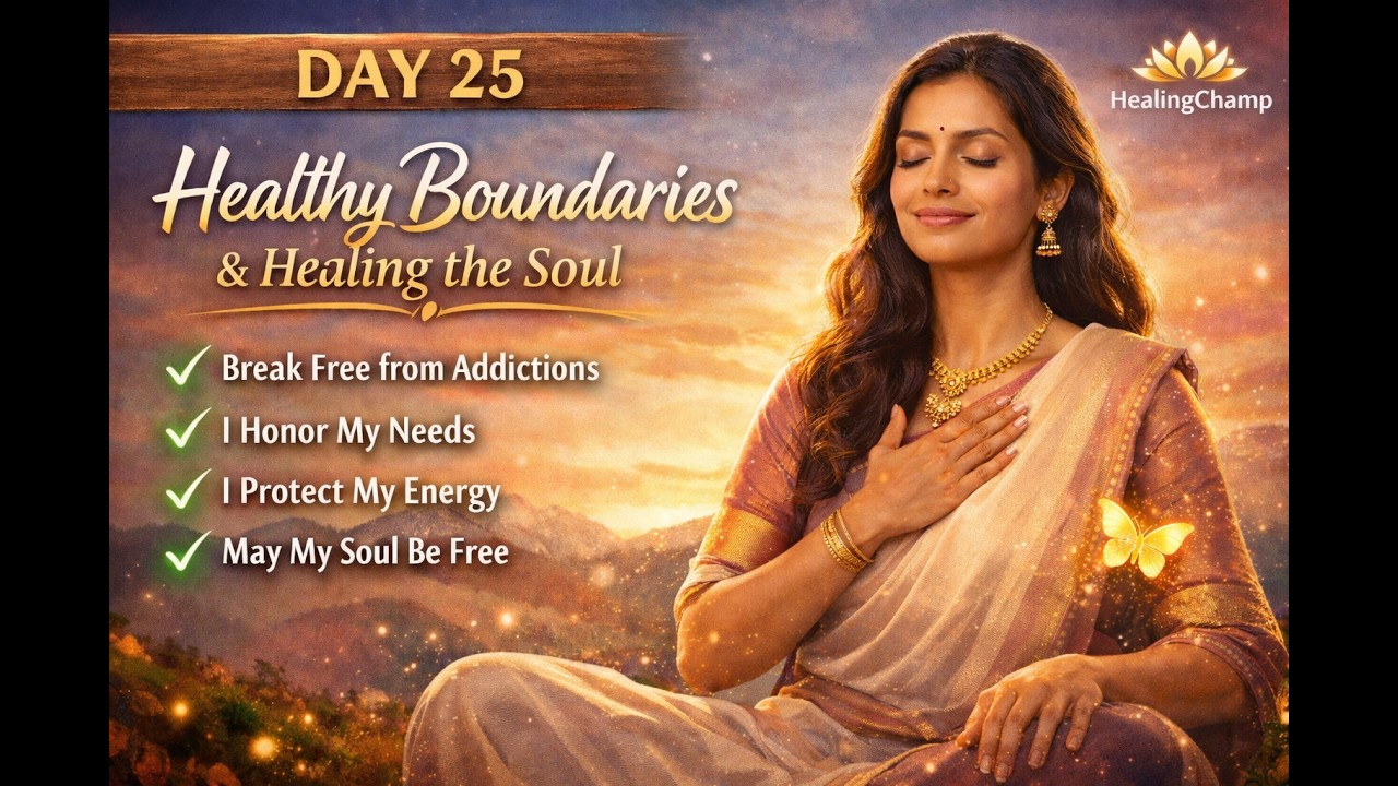 Day 25 EFT: Break Free from Addiction 🔥Healthy Boundaries & Soul Healing (Day 25/41 Healing Journey)