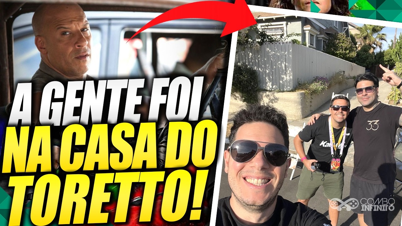 Fomos at&eacute; a casa do Toretto em Los Angeles com o Cross do Flow Games! 🏎️