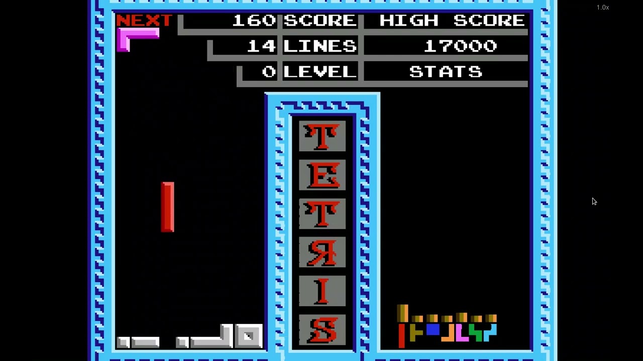 NES Emulator - Tetris / Part 1 Of 10 / PC Gameplay