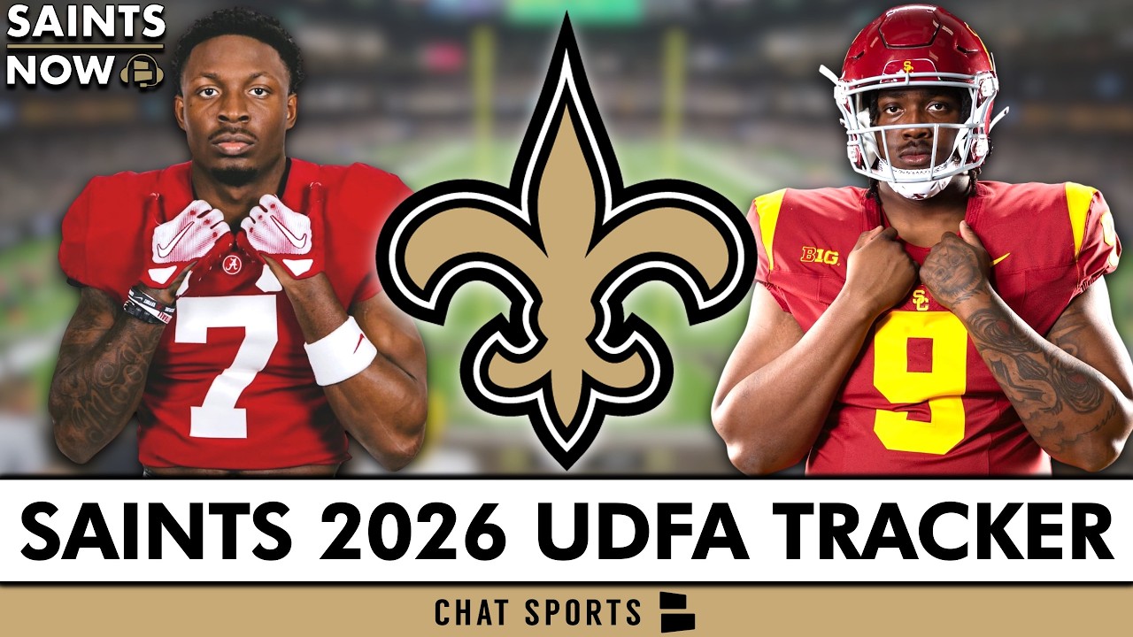 Saints UDFA Tracker 2026: New Orleans Saints Sign These UDFAs After 2026 NFL Draft Ft. DaShawn Jones