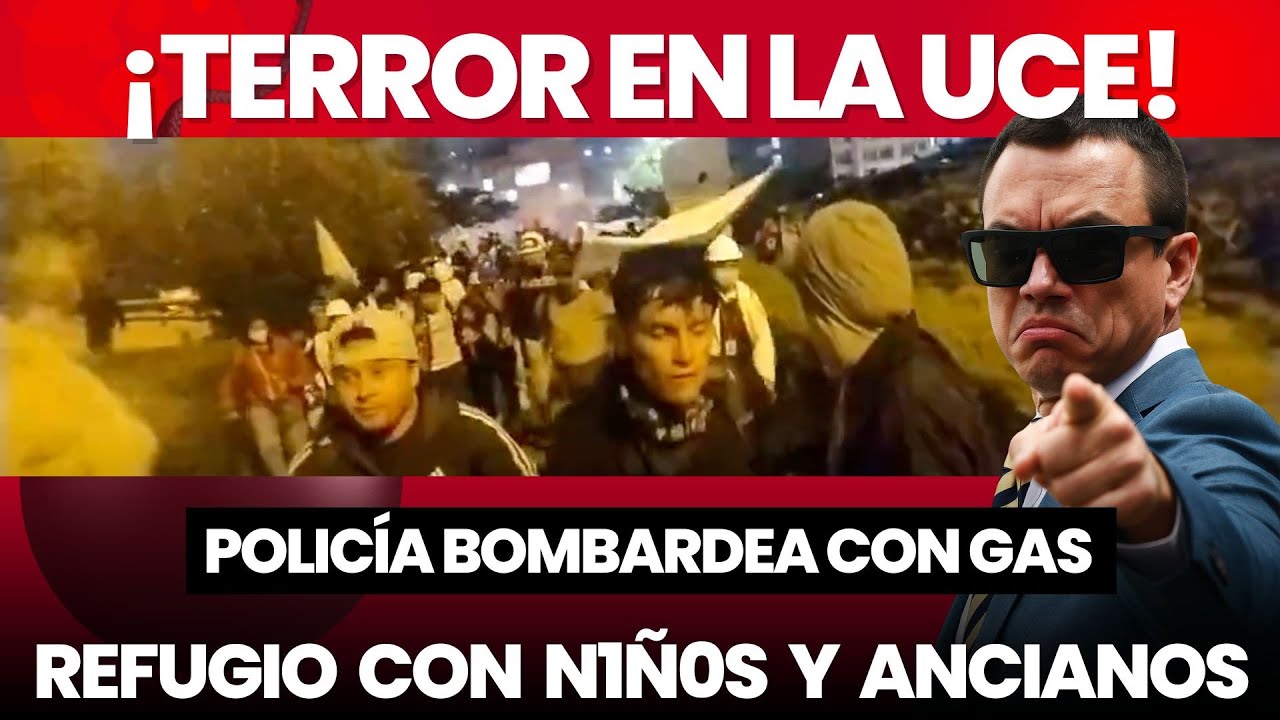 Irrupci&oacute;n Policial en la Universidad Central del Ecuador (UCE) Tras Anuncio de Paz