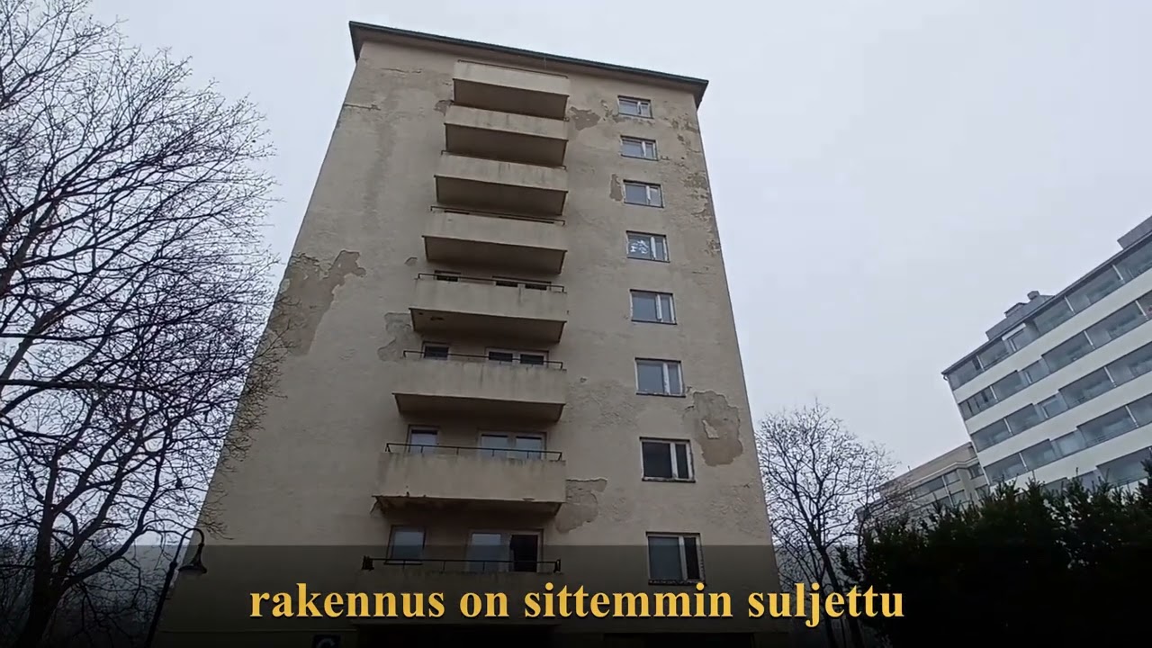 Autio 9-kerroksinen kerrostalo Kalliossa