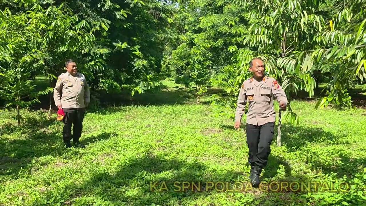 Taman arboretum SPN Polda Gorontalo
