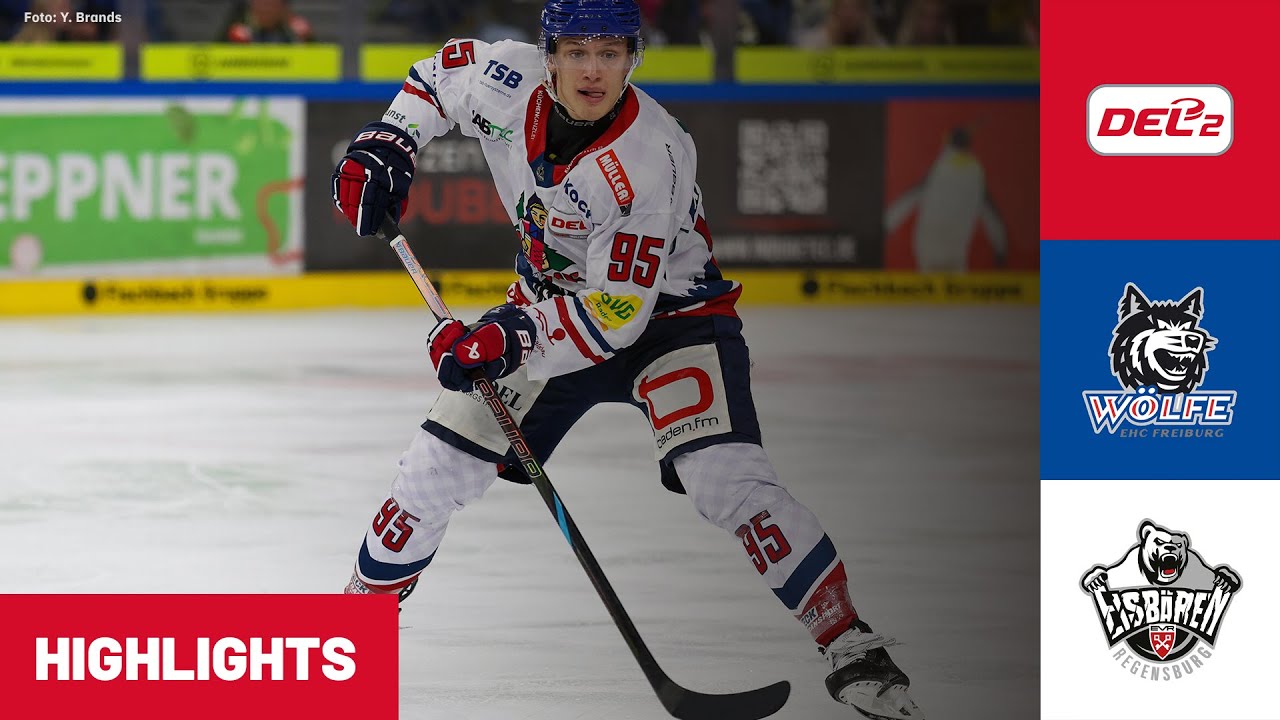 DEL2: EHC Freiburg vs. Eisbären Regensburg | Highlights