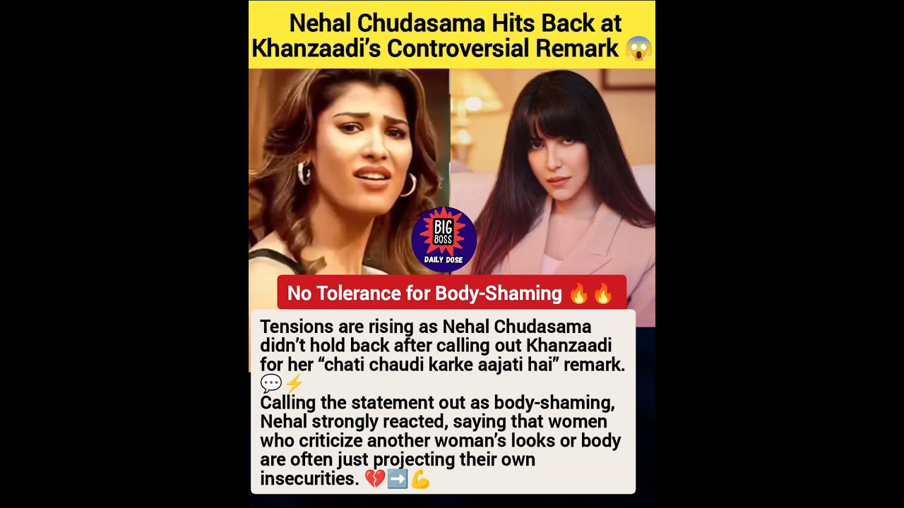 Nehal Chudasama Hits Back at Khanzaadi&rsquo;s Controversial Remark 🔥🔥 #the50 #nehalchudasma #khanzaadi