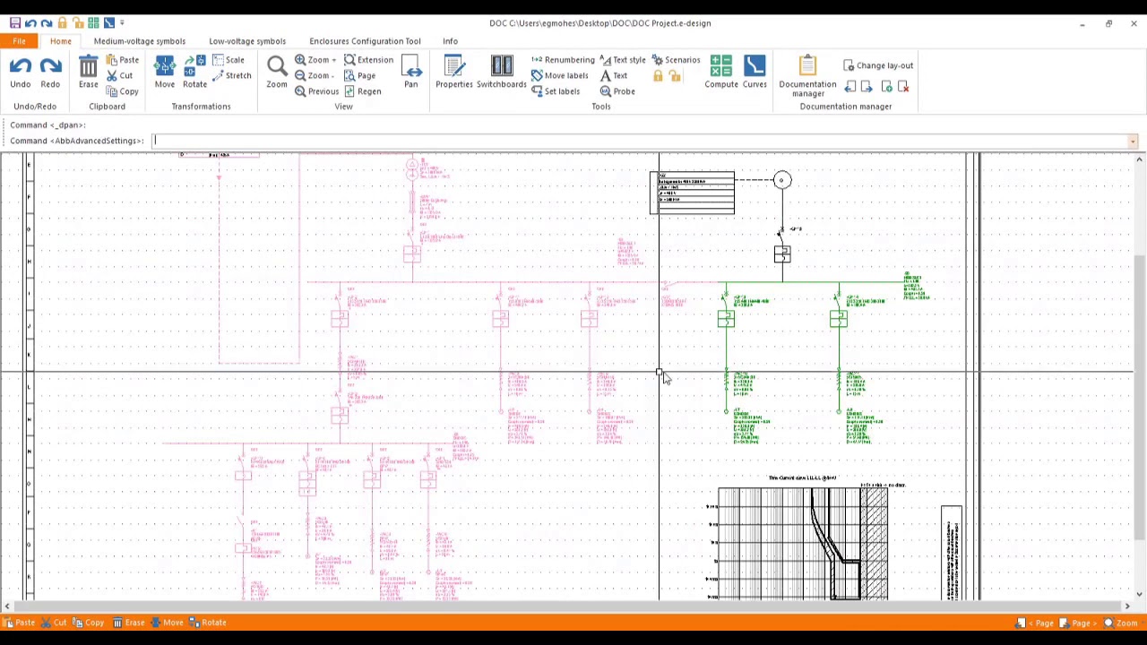 08 DOC Scenarios - Draw LV backup generator (ABB e-Design, DOC Software شرح برنامج)