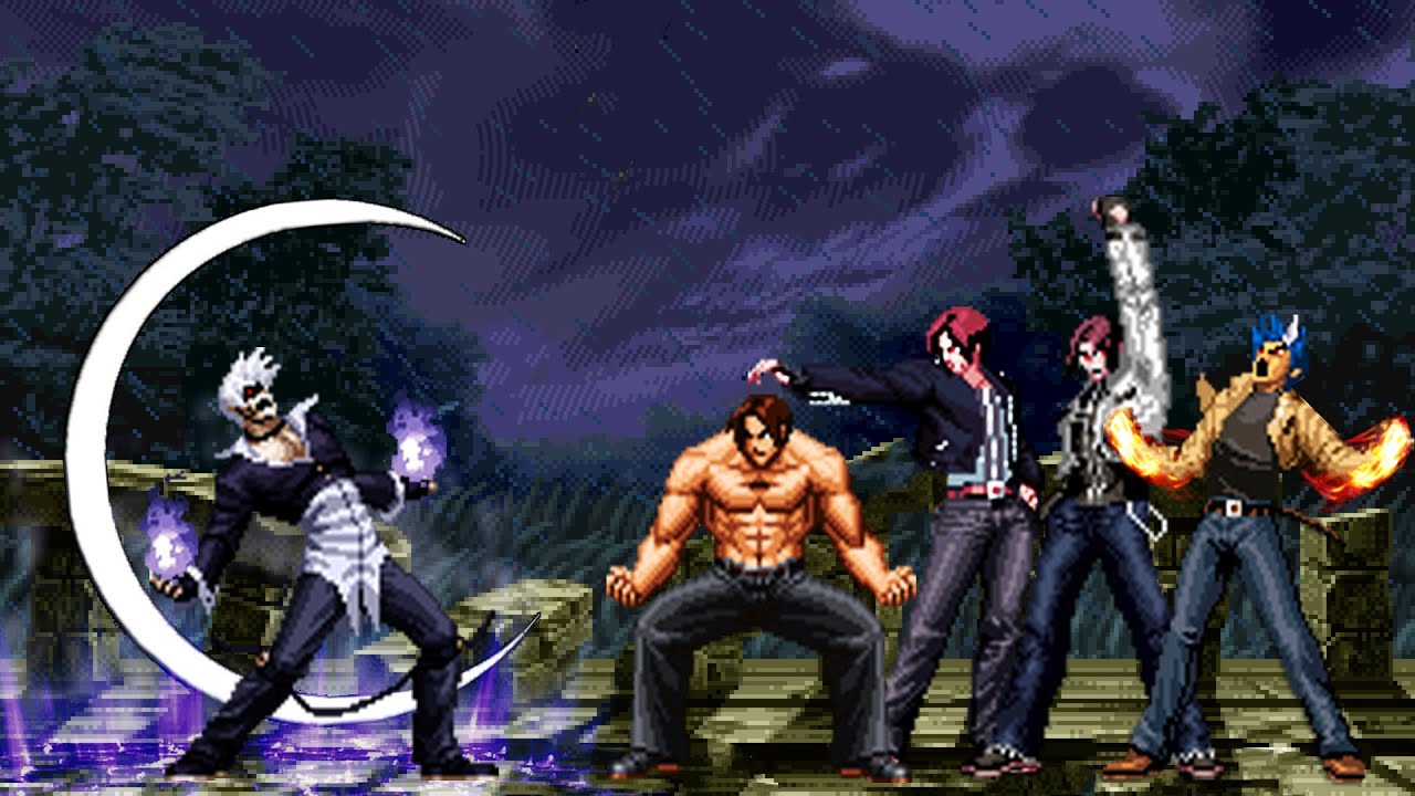 [KOF Mugen] Clone iori-35 Vs Super Kyo Team