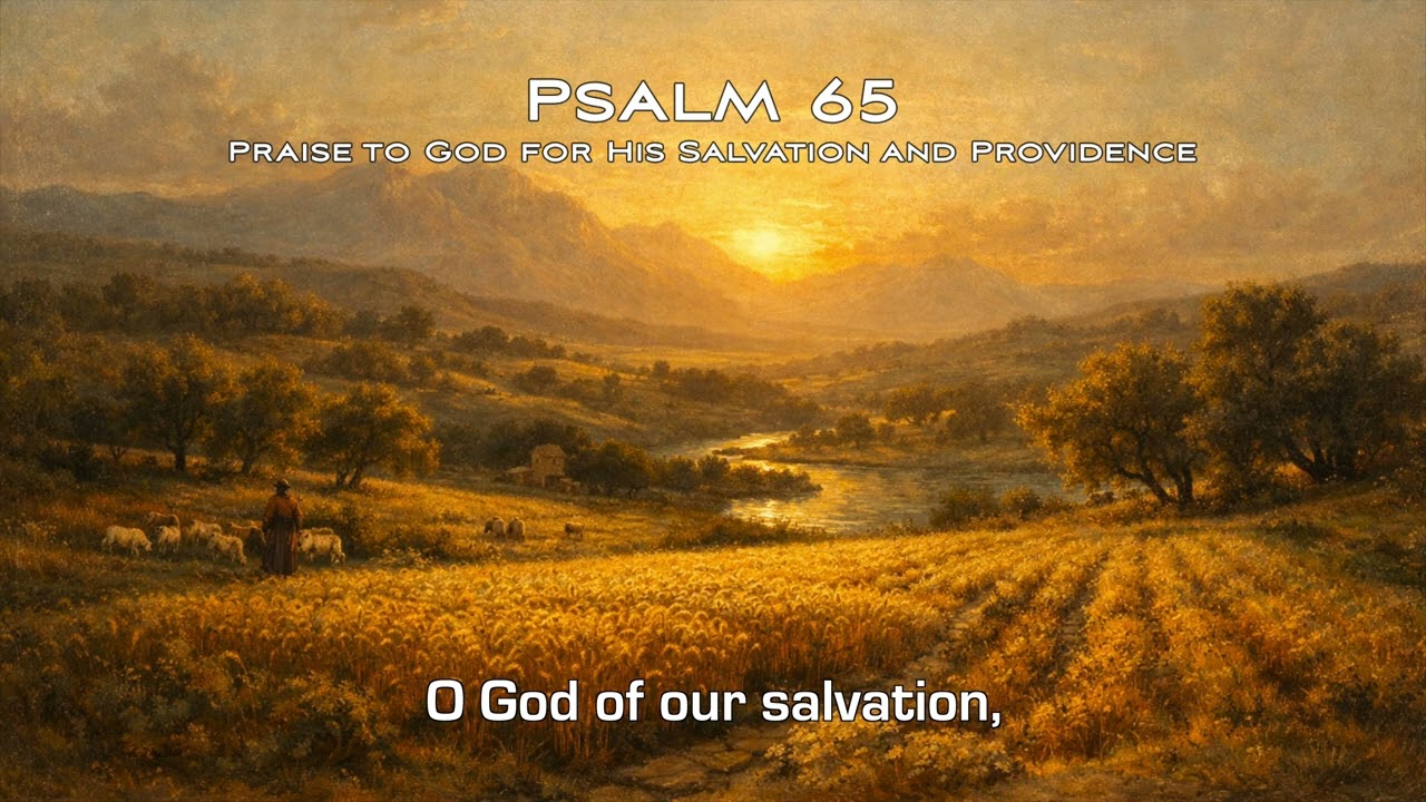 Psalm 65 - English Version - Praise to God for His Salvation & Providence | The Psalms Music Project