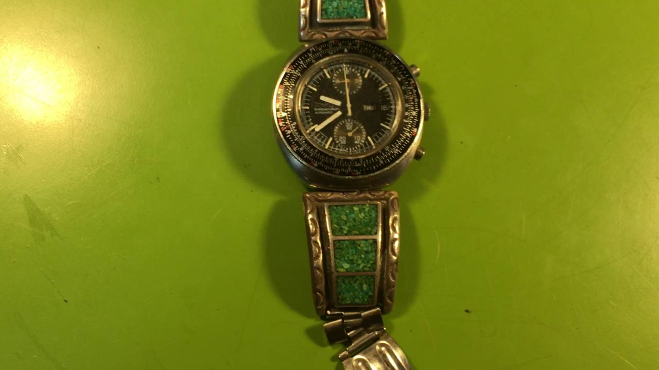 PZ Seiko 6138-7000 Slide Rule, original owner, Vietnam era bought
