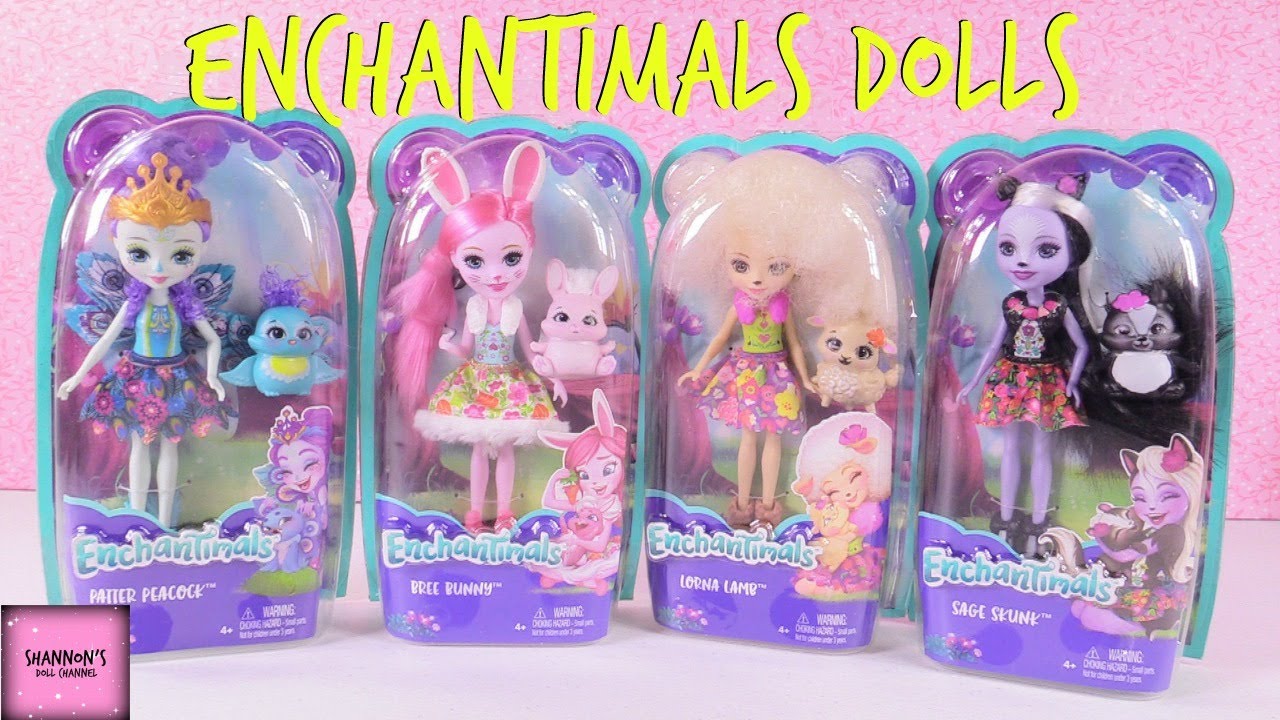 Enchantimals Dolls Review Bree Sage Lorna Patter Friendship Collection | ShannonsDollChannel