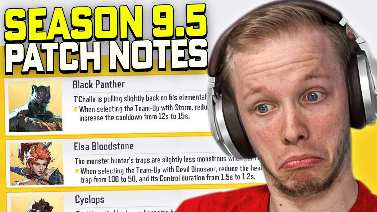 The Season 9.5 Patch Notes Are Here for Marvel Rivals!