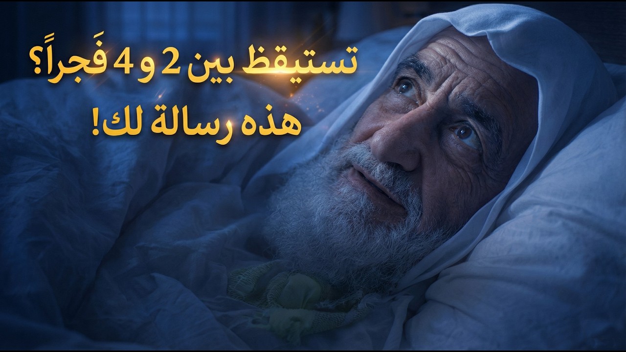 إذا رأيت نفسك كل ليلة تستيقظ بين الساعة 2 و 4 فجرًا فهذا ما يريده الله منك أن تفعله