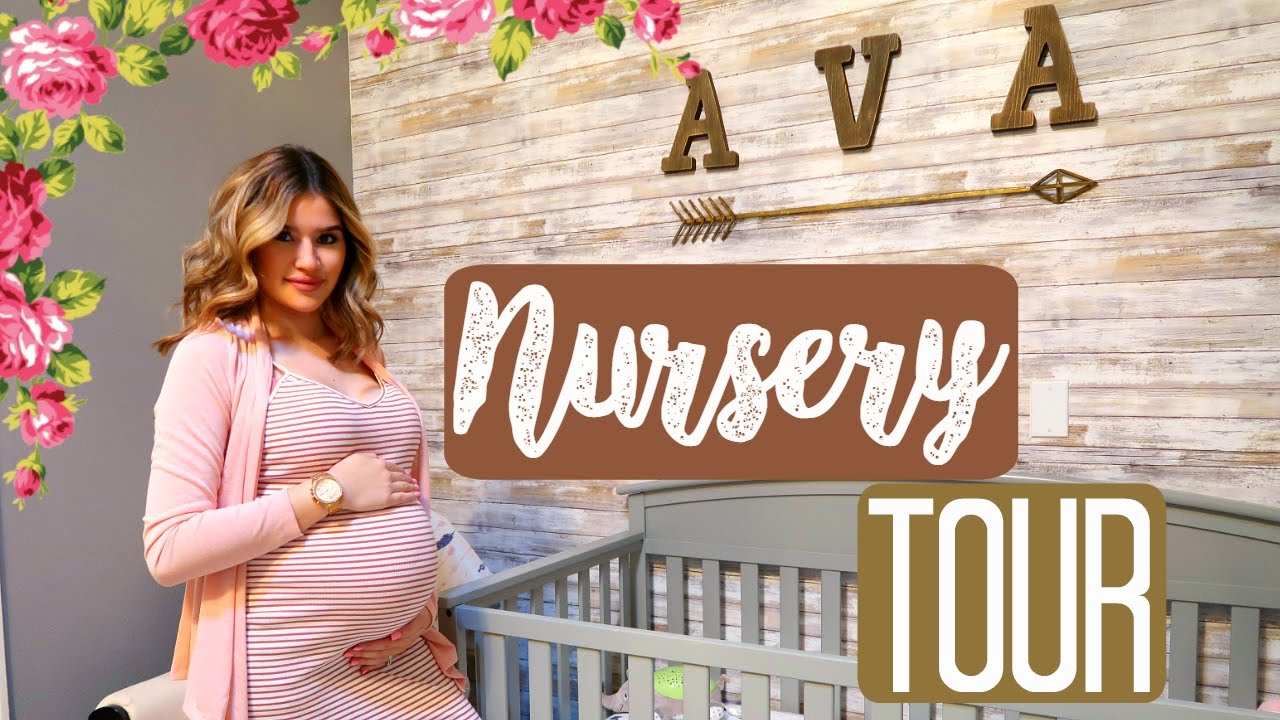 BABY GIRL NURSERY TOUR !   Small nursery & DIY's