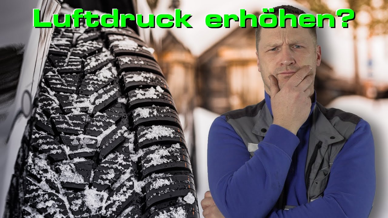 Soll man an Winterreifen den Reifendruck erhöhen?