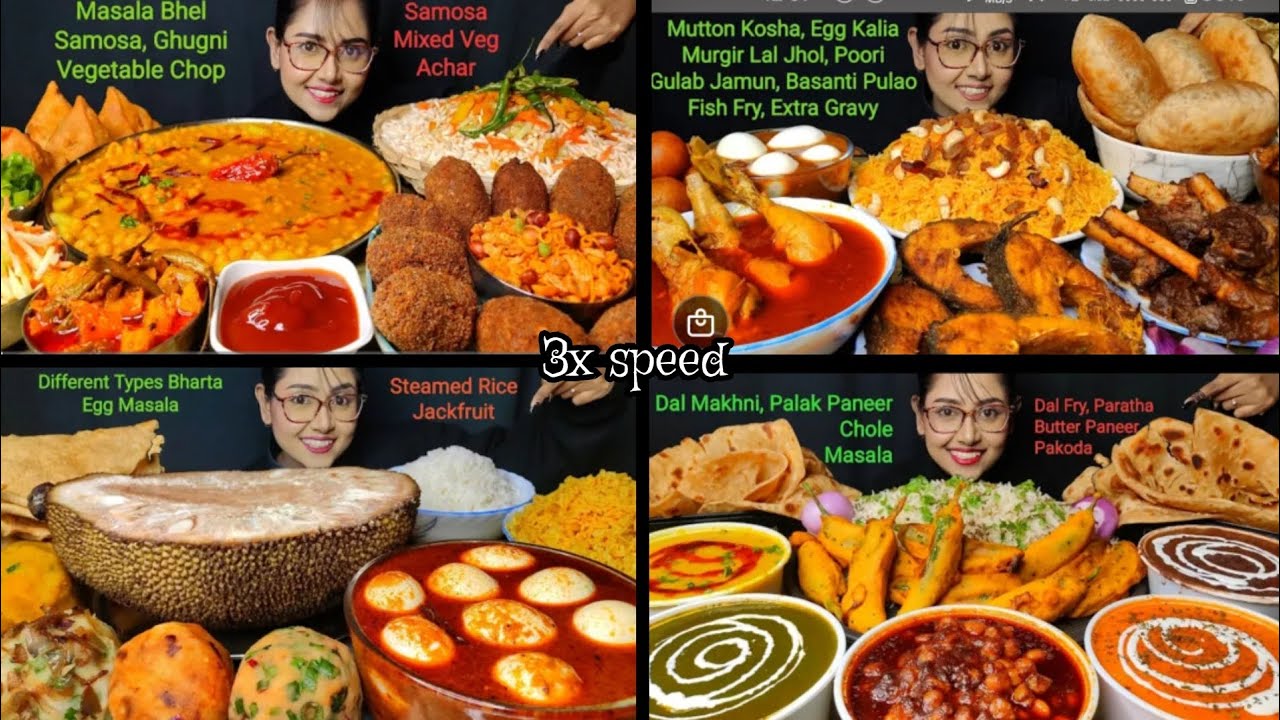 ASMR Motton kosha_egg kalia_Murgir Laal jhol_Dalmakhni#asmrmukbang2millionviews