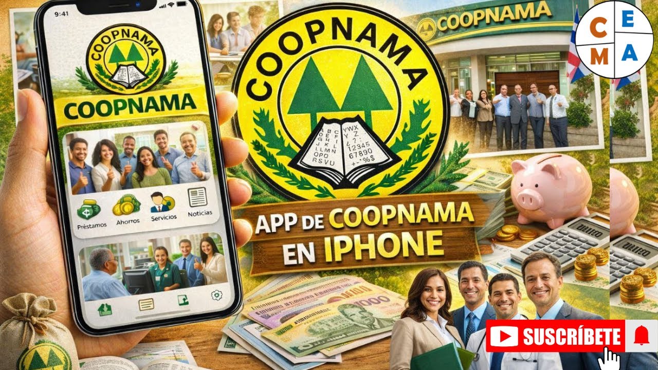 COMO DESCARGAR LA APLICACI&Oacute;N DE COOPNAMA EN IPHONE Y REGISTRARSE 