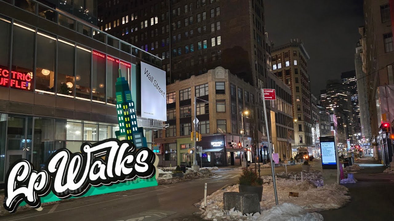 LPWalks Live Late Night Walk New York City🗽(February 12, 2026)