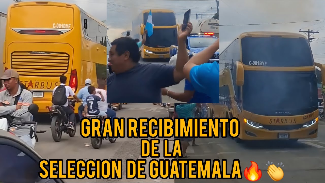 ASI RECIBE EL PUEBLO GUATEMALTECO A NUESTRA SELECCIÓN CHAPINA🇬🇹🔥|GUATEMALA A DOS PARTIDOS AL MUNDIAL