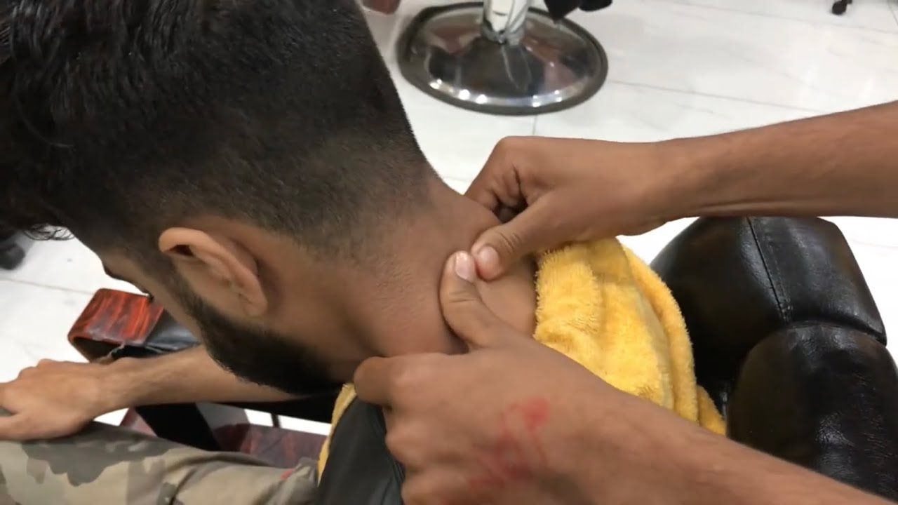Relaxing Head & Neck Deep Tissue Massage 💆🏻‍♂️ | ASMR | 💈